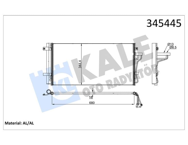 Hyundai Sonata V Kondenser KALE-RADYATOR