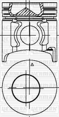 Hyundai HD65 HD72 Piston Segman Q104.5MM 050 YENMAK