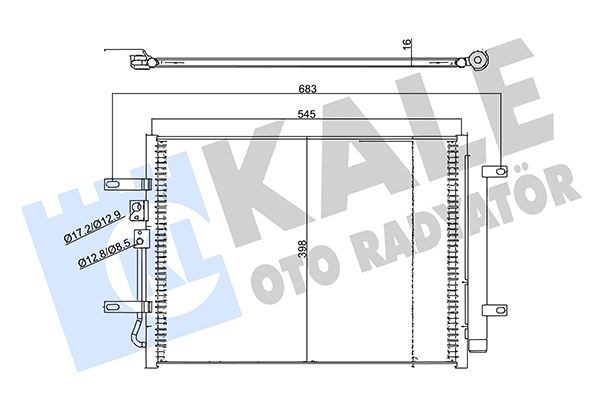 Hyundai Ioniq Kondenser KALE-RADYATOR