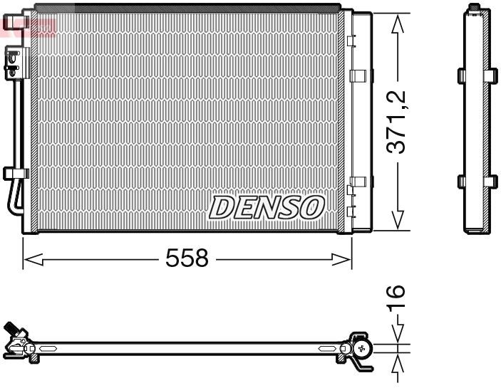 Hyundai i20 II Klima Radyatörü Kondenser DENSO
