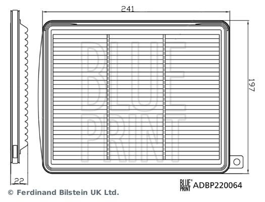 Hyundai i10 Hava Filtresi BLUEPRINT