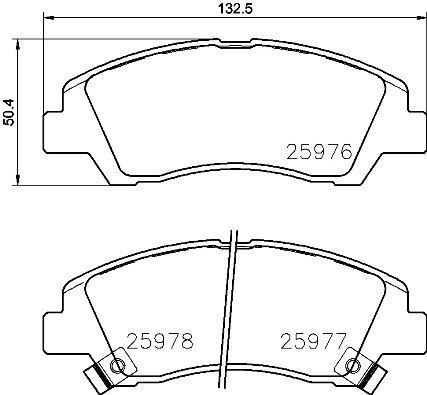 Hyundai i10 Ön Fren Balatası 1.0L 1.2L G3LA G4LA BREMBO