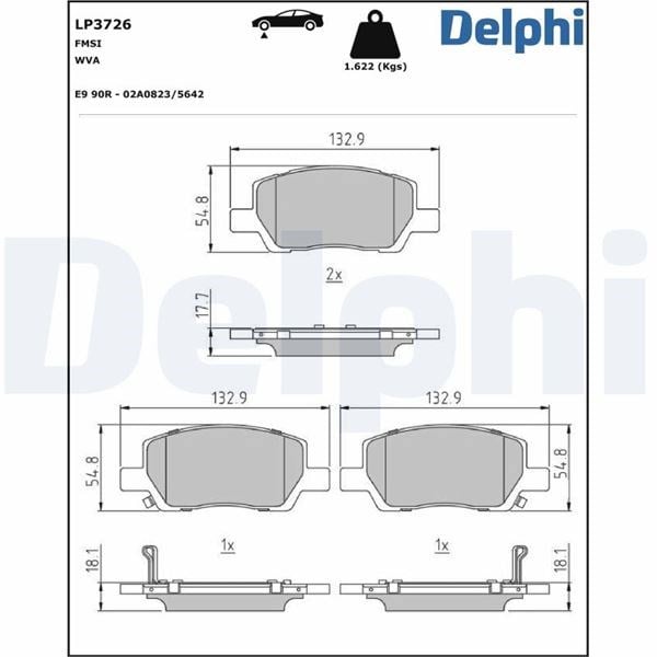 Hyundai i10 Ön Fren Balatası DELPHI