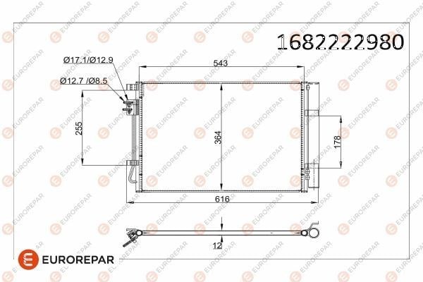 Hyundai i20 Klima Radyatörü Kondenser EUROREPAR