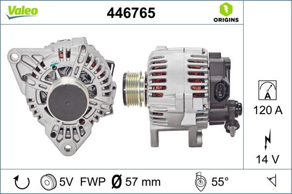 Hyundai i20 Kia Rio Alternatör 1.4L D4FC CRDI VALEO