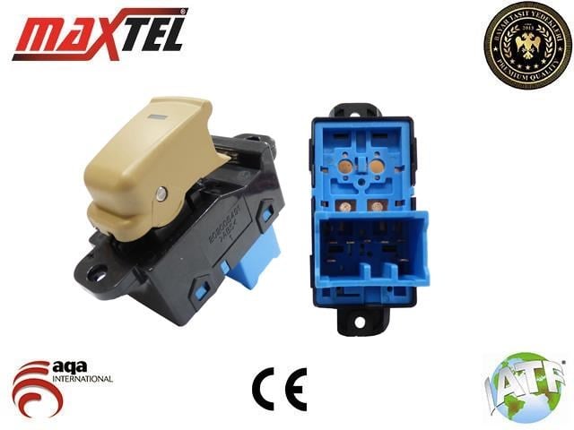 Hyundai I20 Sonata Cam Kaldırma Anahtarı 7 Pin Bej MAXTEL