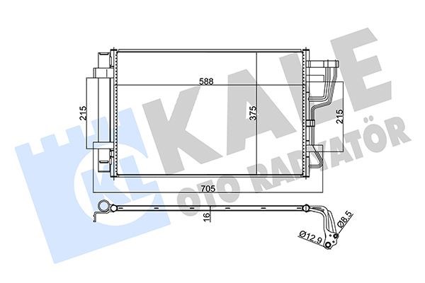 Hyundai i30 Klima Kondenseri 1.4i KALE-RADYATOR