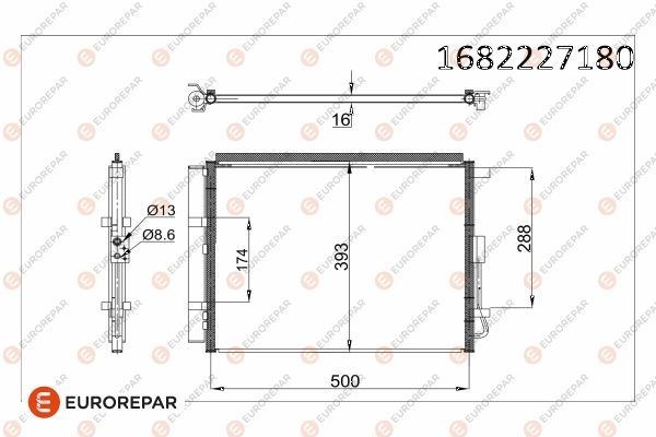 Hyundai i30 Klima Radyatörü Kondenser EUROREPAR