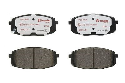 Hyundai i30 Ön Fren Balatası Aşınma İkaz Soketli BREMBO