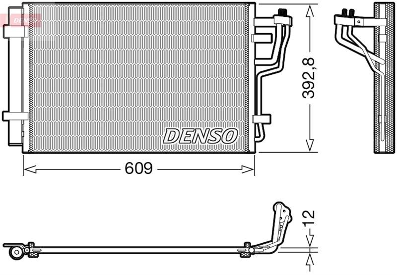 Hyundai i30 Klima Radyatörü Kondenser DENSO