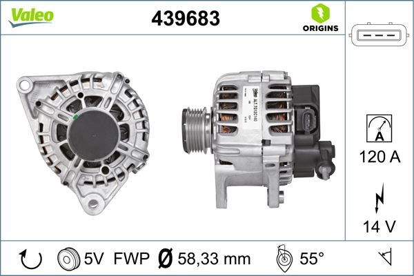 Hyundai i30 Kia Ceed Venga 1.6 CRDİ Alternatör 14V 120Ah VALEO