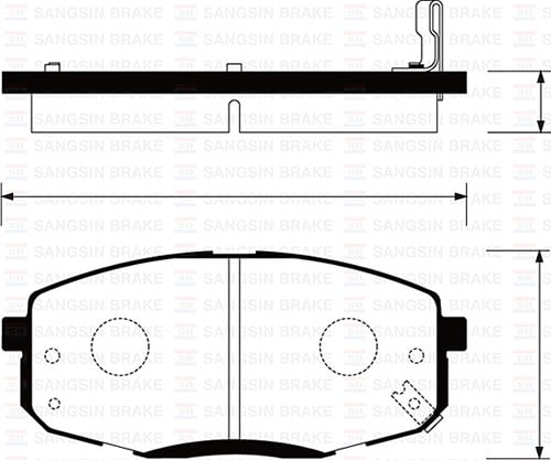 Hyundai i30 Ön Fren Balatası Aşınma İkaz Soketli SANGSIN