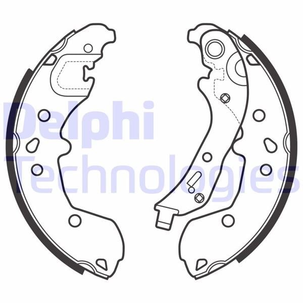 Seat Ibiza Volkswagen Polo Arka Fren Pabucu DELPHI