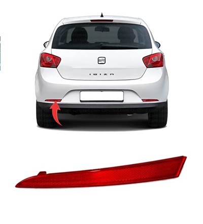 Seat Ibiza Reflektör Arka Tampon Sol 2009-2012 PRO-A