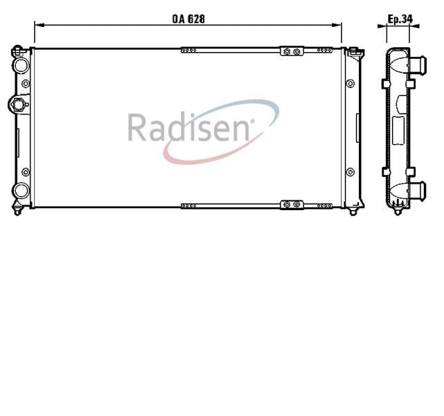 Seat Ibiza Radyatör RADISEN