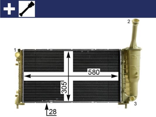 Fiat Idea 1.4i Soğutma Suyu Radyatörü MAHLE