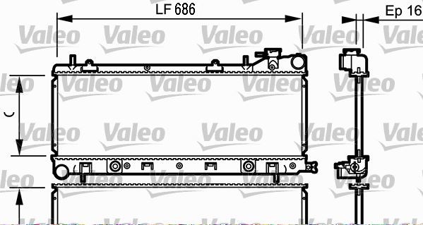 Subaru Impreza Radyatör VALEO
