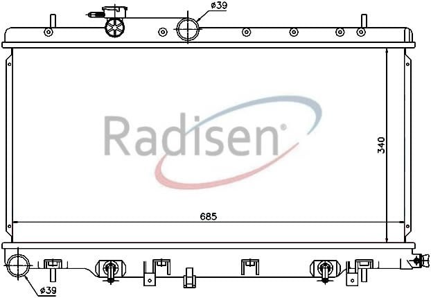 Subaru Impreza Radyatör 1.6i-2.0i AT RADISEN