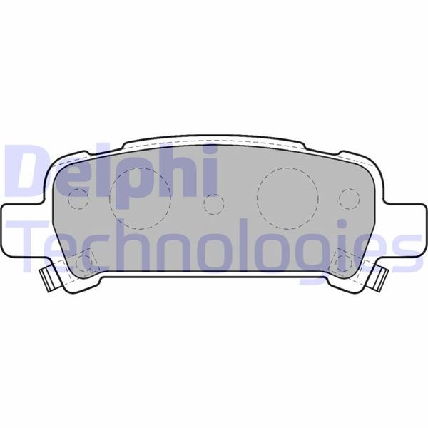 Subaru Impreza Arka Fren Balatası [Aşınma ikaz soketli] DELPHI