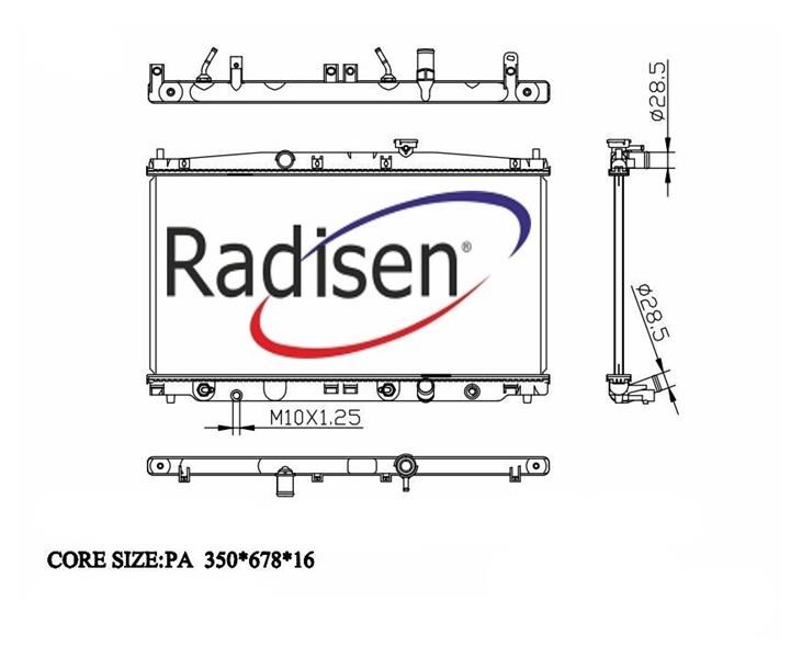 Honda Insight Radyatör 1.3i Hybrid RADISEN