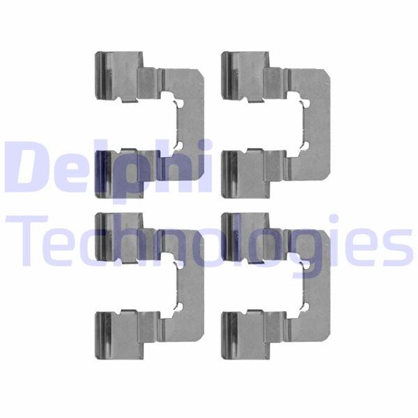 Opel Insignia / Saab 9-5 Arka Fren Balata Montaj Takımı DELPHI
