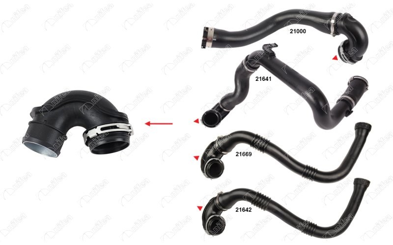Opel Insignia A Turbo Şarj Ara Soğutucu U Borusu Plastik Boru Hariç 1.6-2.0 CDTI NIFEA