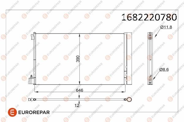 Opel Insignia A Klima Radyatörü Kondenseri EUROREPAR