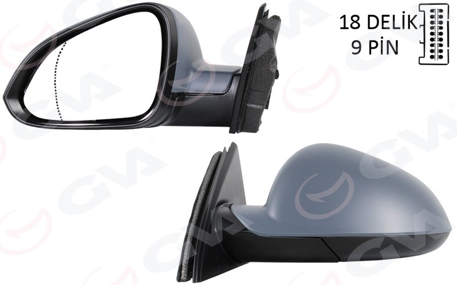 Opel Insignia A Dış Dikiz Aynası Sol Elektrikli Katlanır GVA