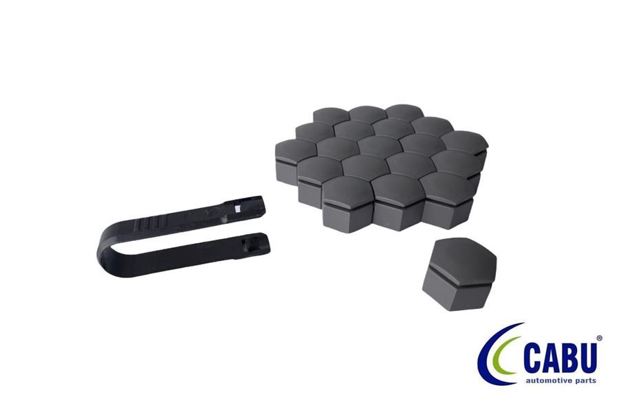 Opel Insignia A Bijon Kapağı Kömür Metalik 22x21mm (20 Adet) CABU