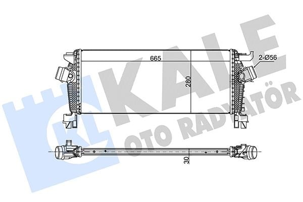 Opel Insignia A Turbo Intercooler Radyatörü 1.6 TURBO KALE-RADYATOR