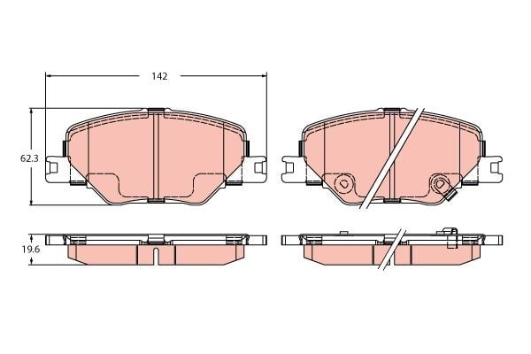 Opel Insignia B Ön Fren Balatası TRW