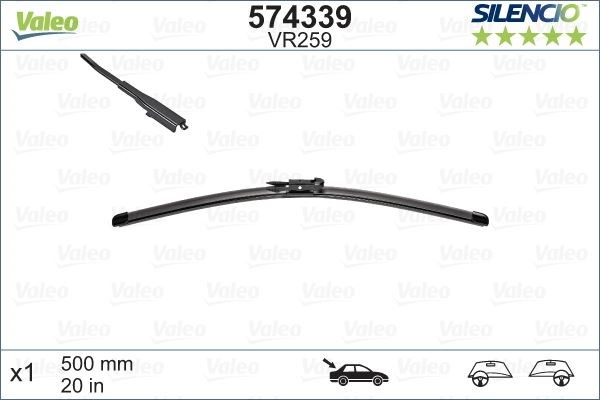 Opel Insignia Arka Silecek Süpürgesi 500 mm VALEO