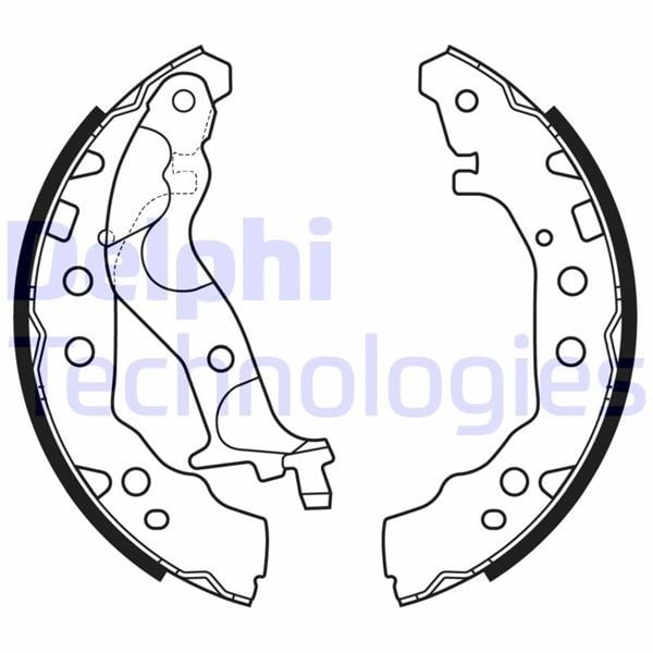 Toyota iQ Arka Fren Pabucu DELPHI