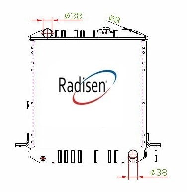 Isuzu 100P Radyatör RADISEN