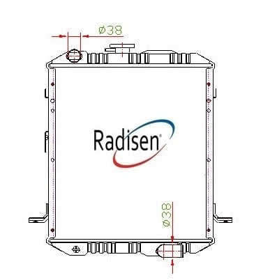Isuzu NPR 3.9 Radyatör RADISEN
