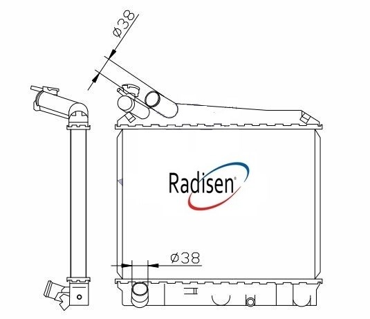 Isuzu Elf Radyatör RADISEN