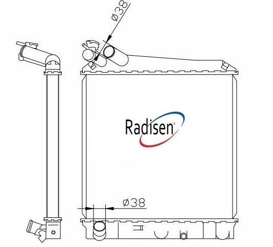 Isuzu Elf Radyatör RADISEN