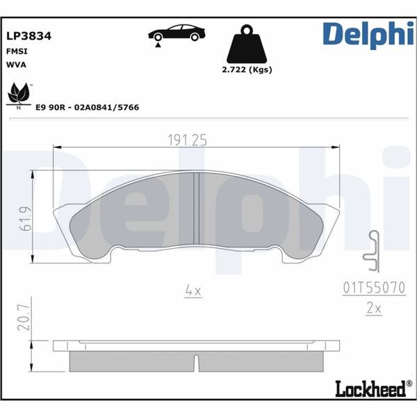 Isuzu Elf Fren Balatası DELPHI