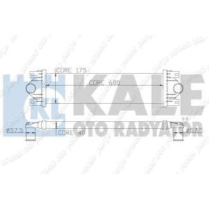 Isuzu Kamyon 3.5 Ton Su Radyatörü 1 Sıra KALE-RADYATOR