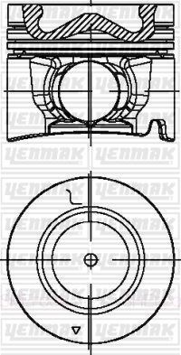 Isuzu NLR Euro5 4JJ1 Piston Segman STD YENMAK