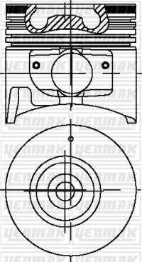 Isuzu Piston Segman Q115.000 MM STD YENMAK