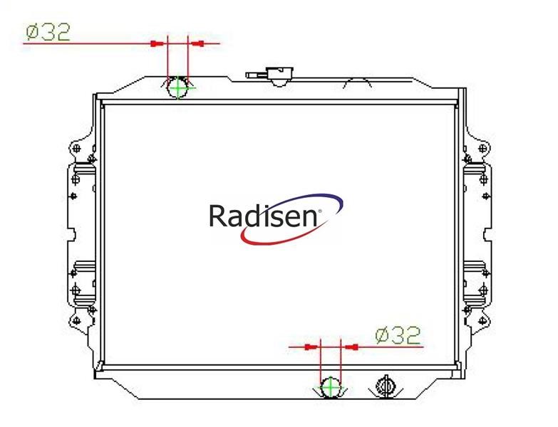 Isuzu TFR Gas Radyatör RADISEN