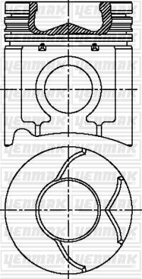 Iveco 8360.46 Euro 2 Piston Segman Q112.0mm STD YENMAK