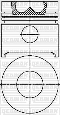 Iveco D 115.050-D115-D 121.050-D 171.050-D 2404.062 Piston Segman Q102.0mm STD YENMAK