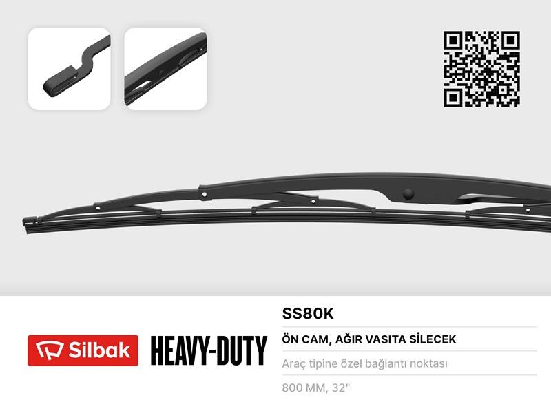 Iveco Eurocity E50.14 Silecek Süpürgesi 800mm Kancalı Tip SILBAK