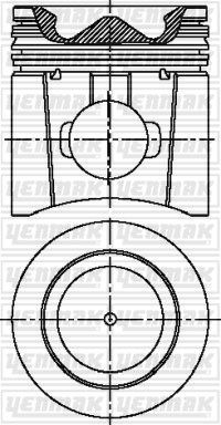 Iveco F3AE 0681 B/D/E Euro 3 Piston Segman Q125.0mm STD YENMAK