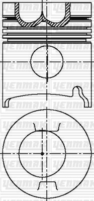 Iveco Piston Segman Q137.0mm STD YENMAK