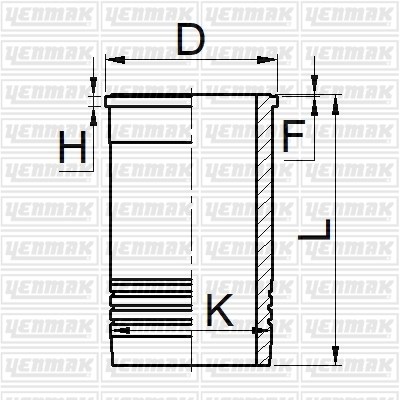 Iveco Cursor 13-440E48-54 Gömlek Q135.0MM STD YENMAK