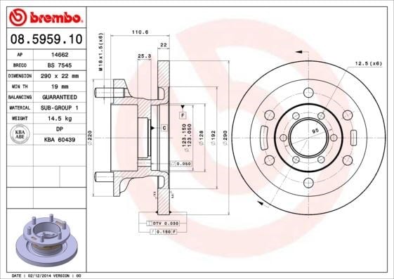 Iveco Ön Standart Fren Diski BREMBO