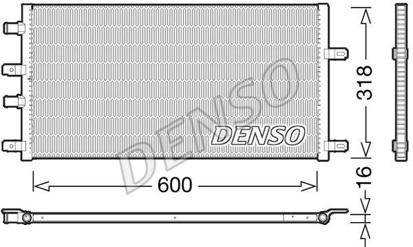 Iveco Daily V Motor Su Radyatörü 11-14 DENSO